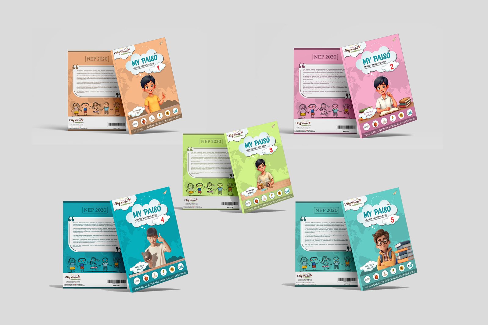 My Paiso Financial Literacy All Book+Activity Folio from Grade 1 To 5 (Special Limited Edition)
